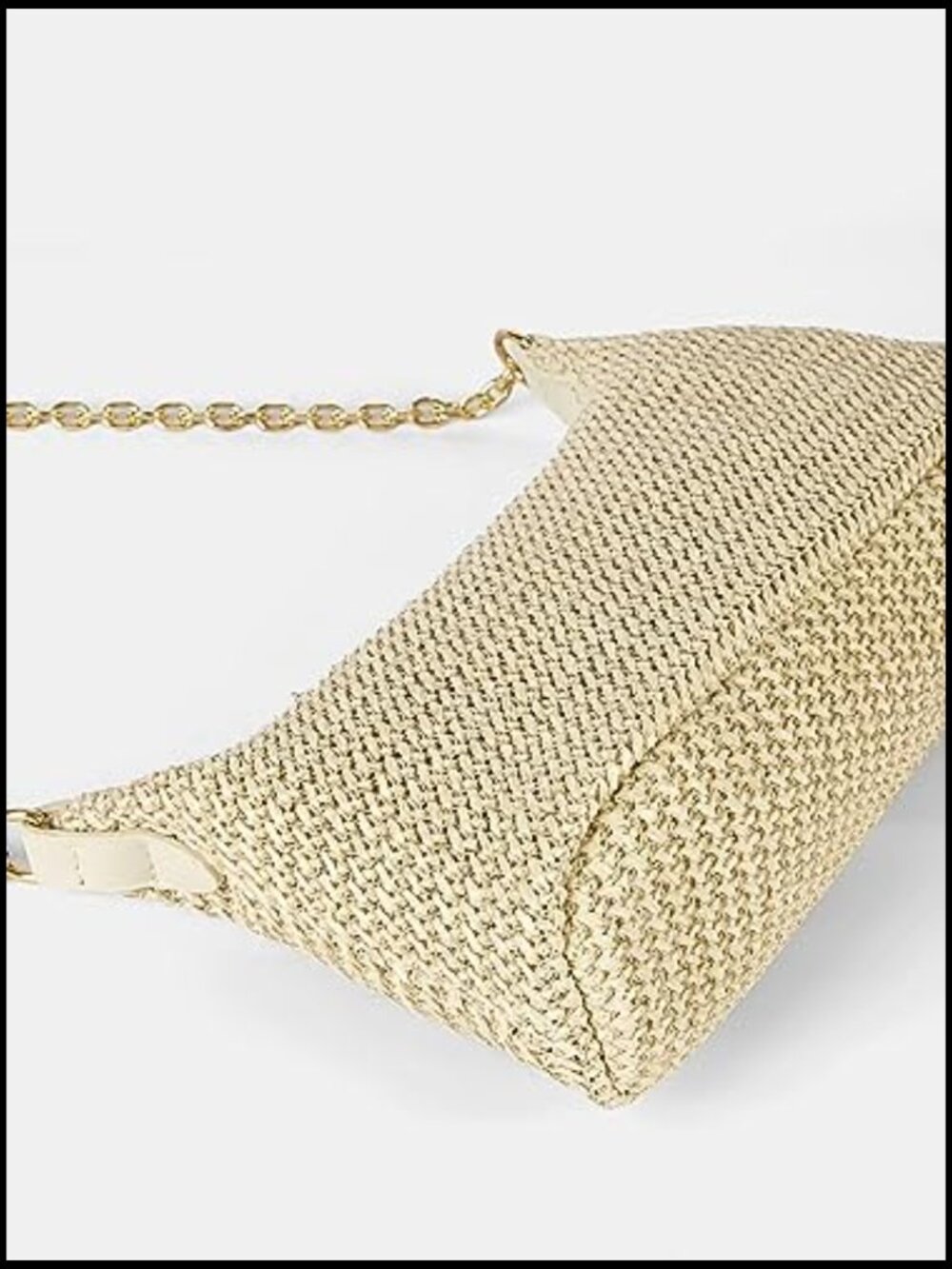 Straw Woven Shoulder Tote Handbag Casual Boho Beach Vacation Purse - Picture 5 of 7